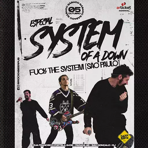 FUCK OF THE SYSTEM NO ROCKNBEER Articket