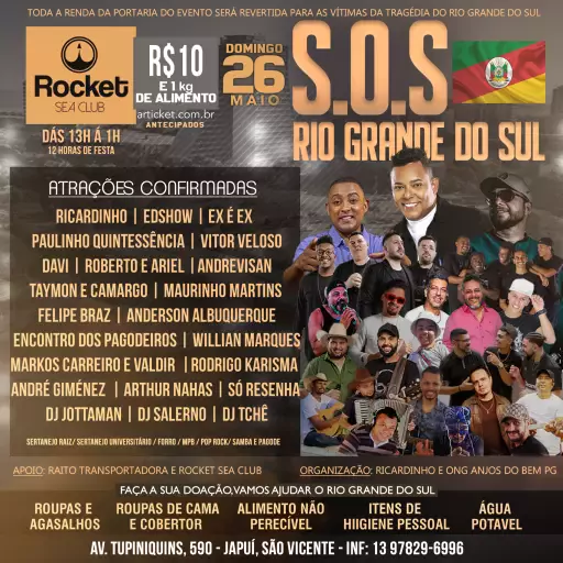 Foto do Evento S.O.S Rio Grande do Sul