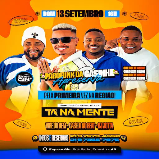 PAGOFUNK DA CASINHA  - TÁ NA MENTE