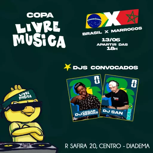 COPA LIVRE 13/06 - BRASIL X MARROCOS