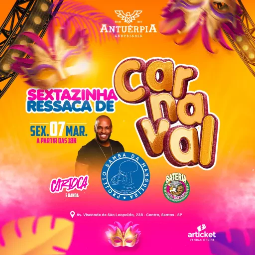 SextaZinha Ressaca de CARNAVAL