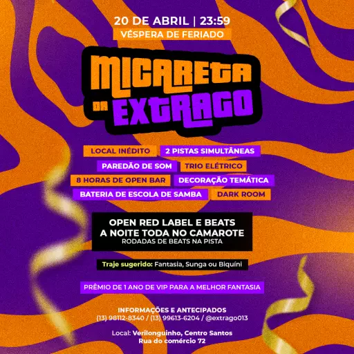 MICARETA DA EXTRAGO OPEN BAR
