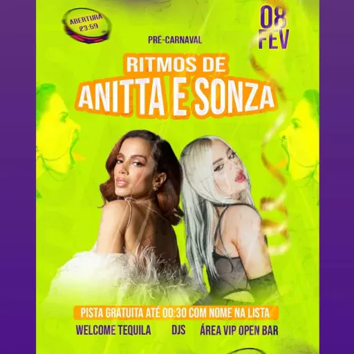 Foto do Evento RITMOS DE ANITTA E SONZA