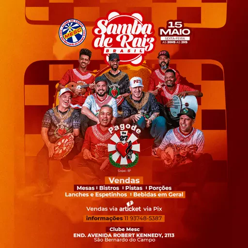 Foto do Evento SEXTA ESPECIAL – RODAS DE SAMBA