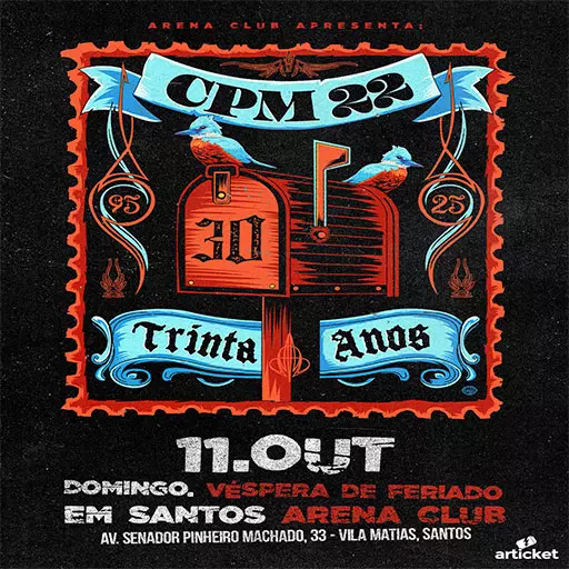 Foto do Evento CPM22 EM SANTOS