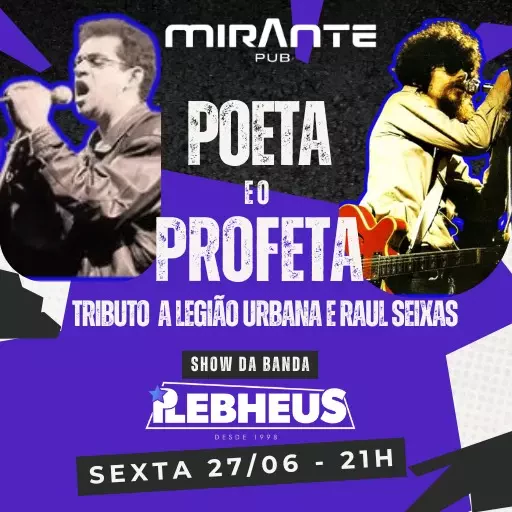 Foto do Evento Tributo Legião Urbana e Raul Seixas