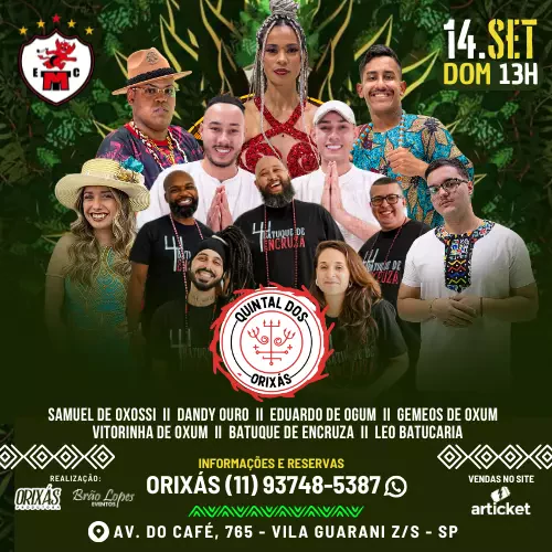 Foto do Evento Quintal dos Orixás-Moleque Travesso