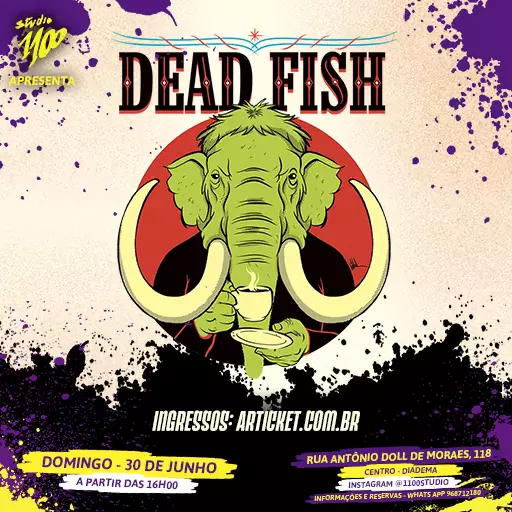 Foto do Evento Dead Fish no Studio 1100