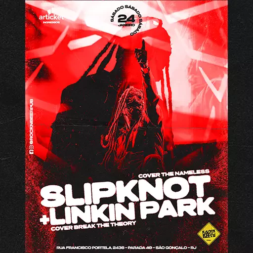 Foto do Evento SLIPKNOT + LINKIN PARK COVERS!