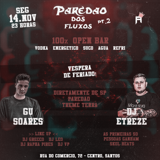 Foto do Evento Paredao dos Fluxos - Segunda Edição