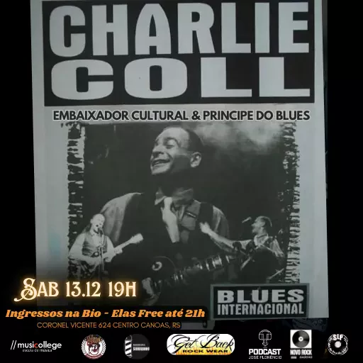 Foto do Evento 13/12 - Blues, Jazz - Charlie Coll