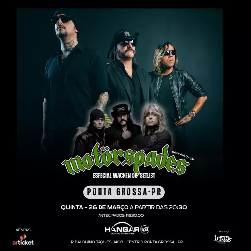 Foto do Evento MOTÖRSPADES EM PONTA GROSSA PR