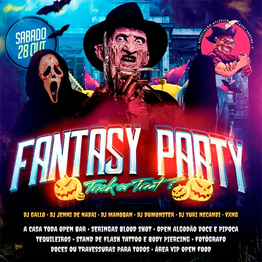 Foto do Evento TRICK OR TREAT? - FANTASY PARTY