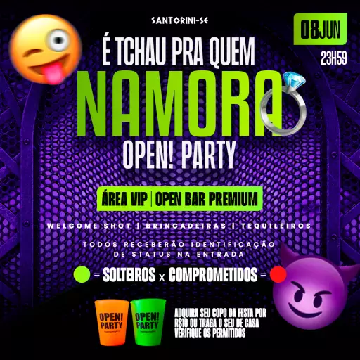 Foto do Evento É TCHAU PRA QUEM NAMORA!