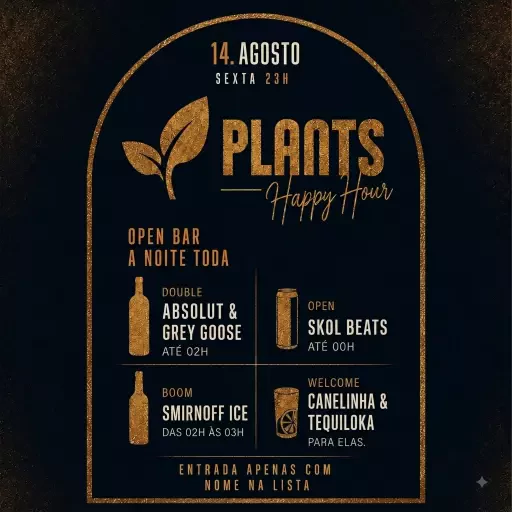 Plants Happy Hour