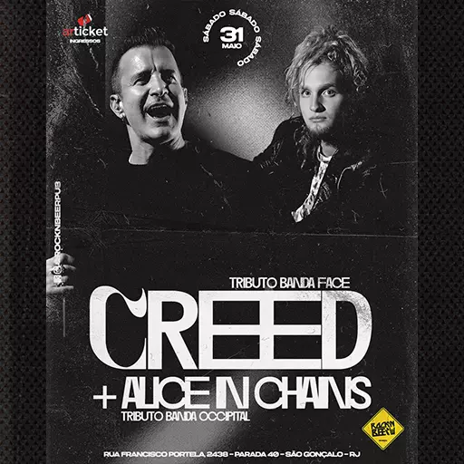 Foto do Evento CREED + ALICE IN CHAINS - TRIBUTOS