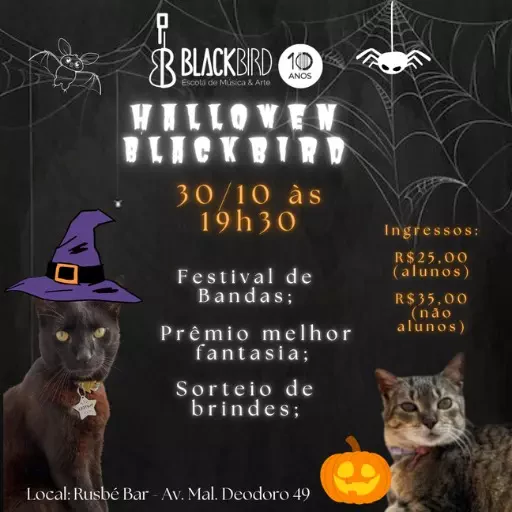 Foto do Evento Halloween Blackbird no Rusbe