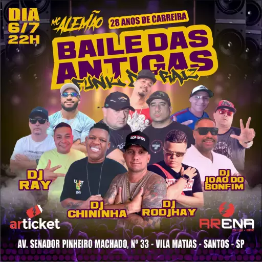 Foto do Evento Baile das Antigas - Funk Raiz