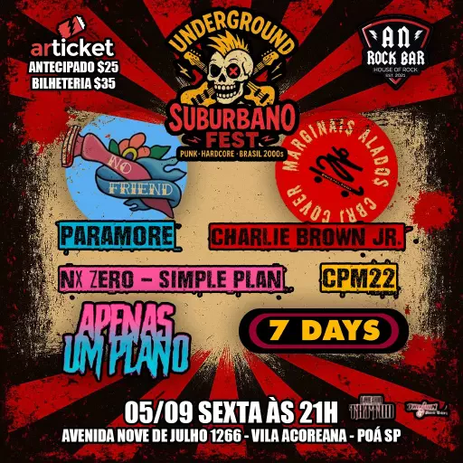 Foto do Evento UNDERGROUN SUBURBANO
