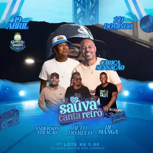Foto do Evento SAÚVA CANTA RETRÔ 🎙️📻