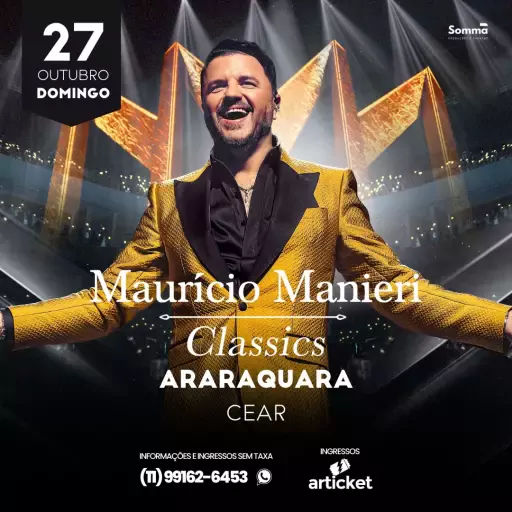 MAURÍCIO MANIERI  em ARARAQUARA