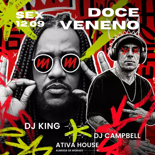 Foto do Evento Doce Veneno - Dj King e Dj Campbell