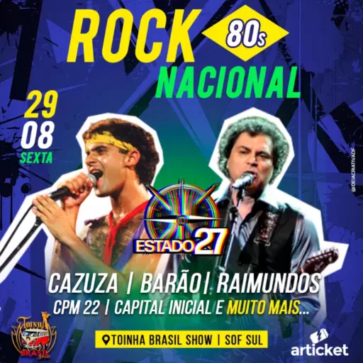 Foto do Evento Rock Nacional Anos 80
