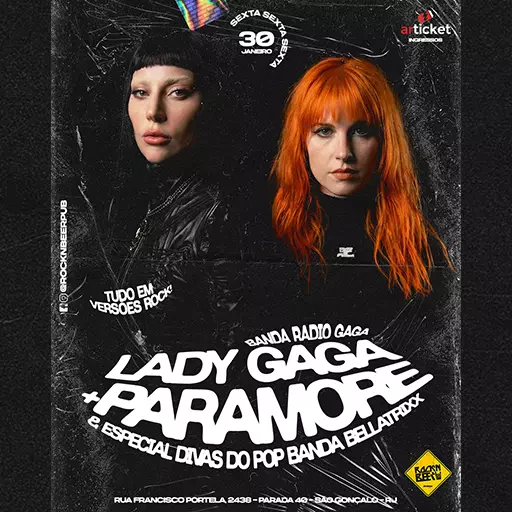 Foto do Evento ESPECIAL LADY GAGA + PARAMORE