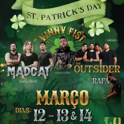 Foto do Evento St. Patrick’s Days 12, 13 e 14/03