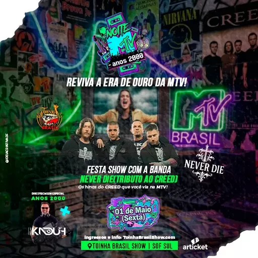 Foto do Evento Noite MTV anos 2000