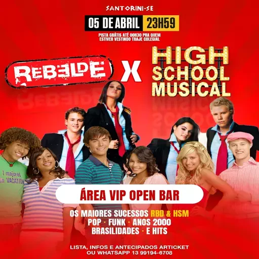 Foto do Evento RBD X HSM