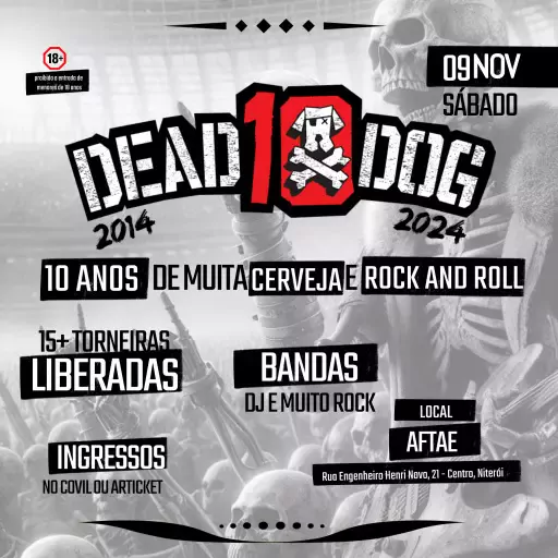 Foto do Evento 10Anos Cervejaria DEAD DOG