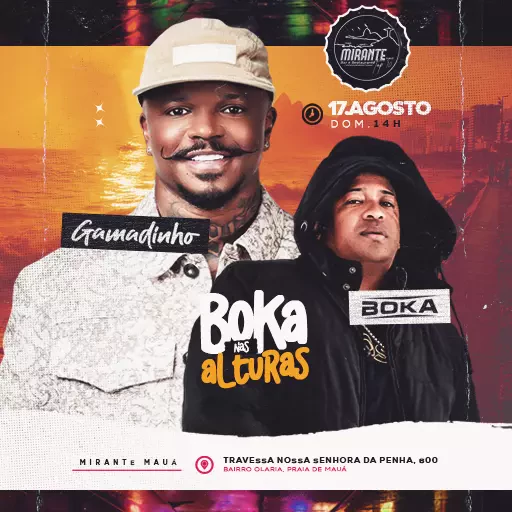 Foto do Evento Gamadinho e Boka no Mirante de Mauá