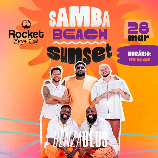 Foto do Evento Samba Beach Sunset - BenzaDeus