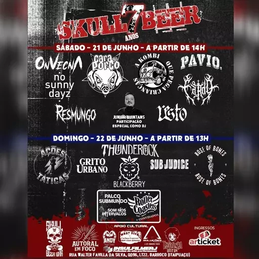 Foto do Evento SKULL BEER 7 ANOS
