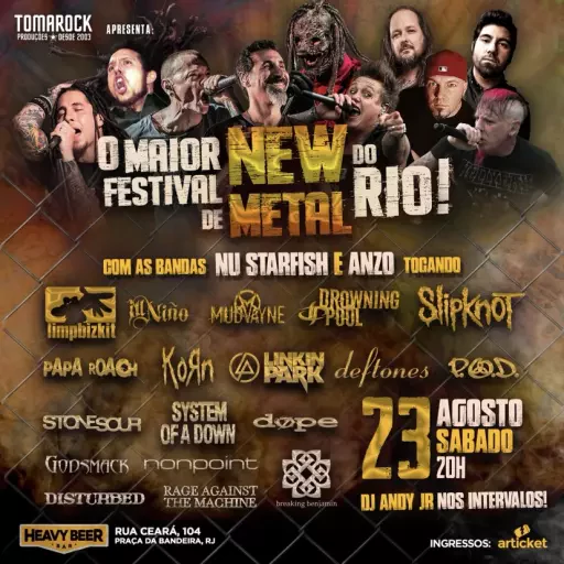 Foto do Evento O MAIOR EVENTO DE NEW METAL DO RIO