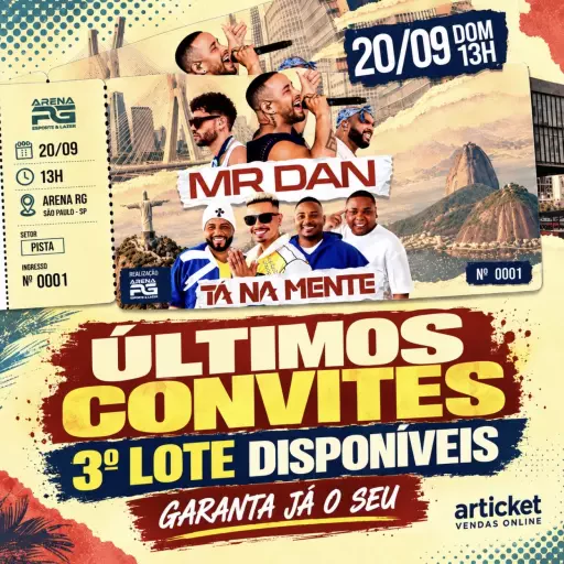 MR DAN & TA NA MENTE NO ARENA PG