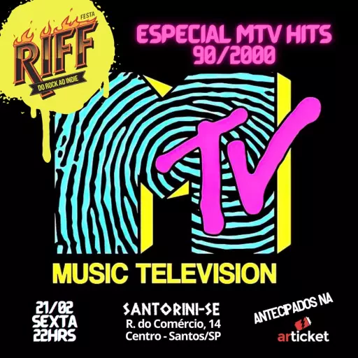 Foto do Evento Festa RIFF - Especial MTV 90/00