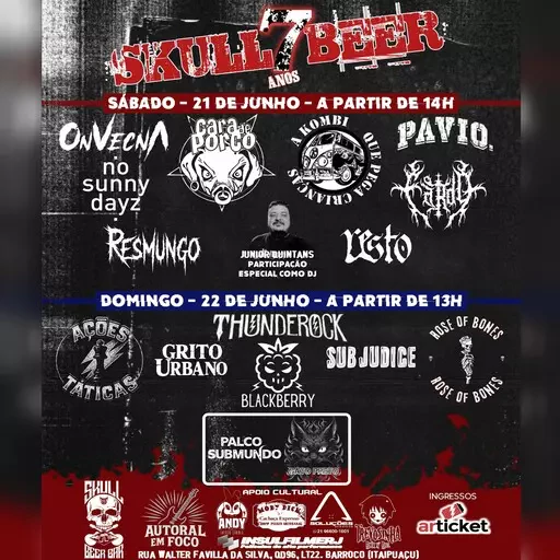 Foto do Evento SKULL BEER 7 ANOS
