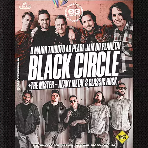 Foto do Evento BLACK CIRCLE - TRIBUTO AO PEARL JAM