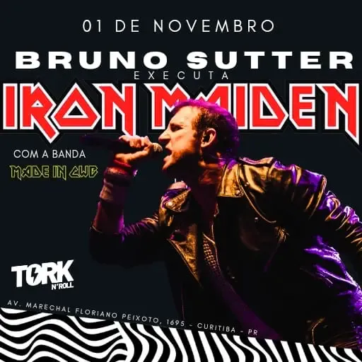 Foto do Evento Bruno Sutter executa Iron Maiden