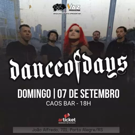 Foto do Evento Dance Of Days em POA 07/09