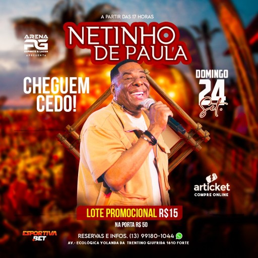 Foto do Evento Netinho de Paula