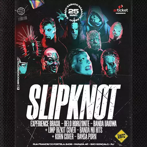 Foto do Evento Slipknot Experience + LBizkit + Korn