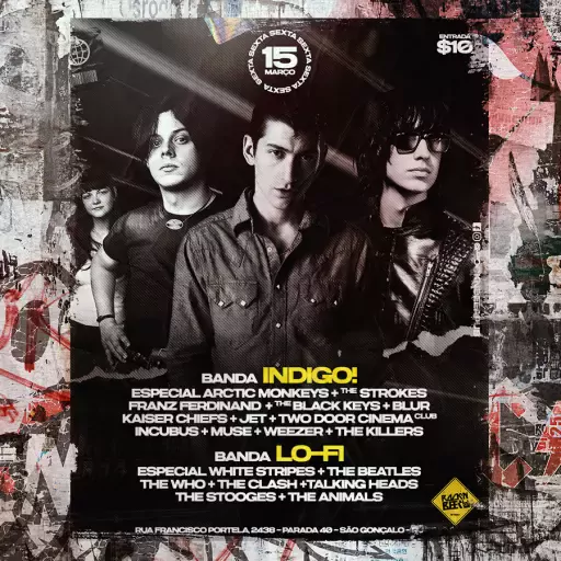 Foto do Evento Cover Arctic Monkeys + White Stripes