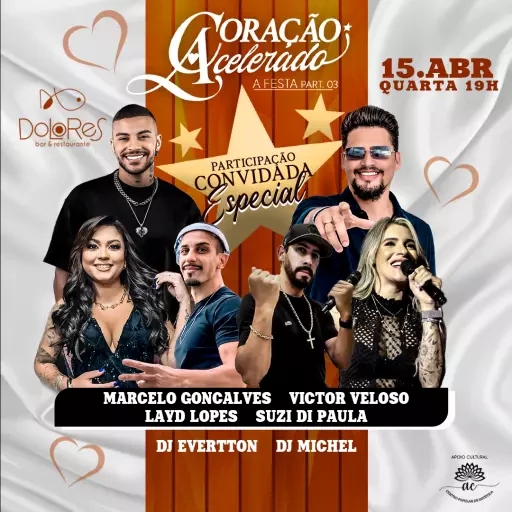 Foto do Evento Coração Acelerado  A Festa Parte lll