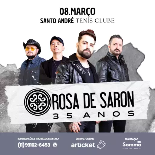 ROSA DE SARON EM SANTO ANDRÉ