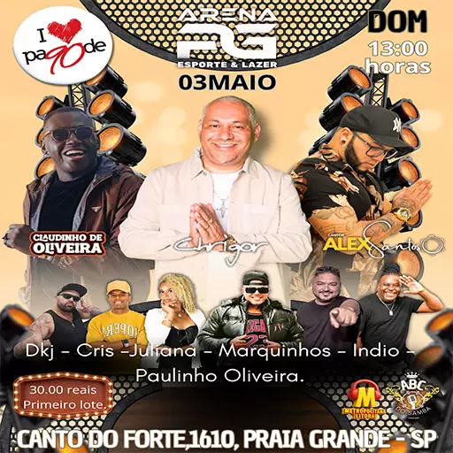 Foto do Evento I Love Pagode 90