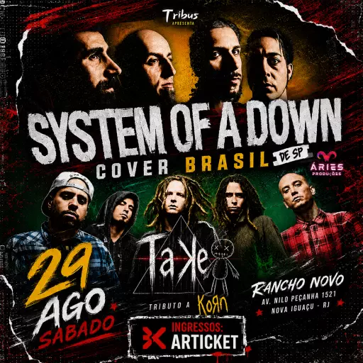 SYSTEM OF A DOWN SP + TAKE-KORN