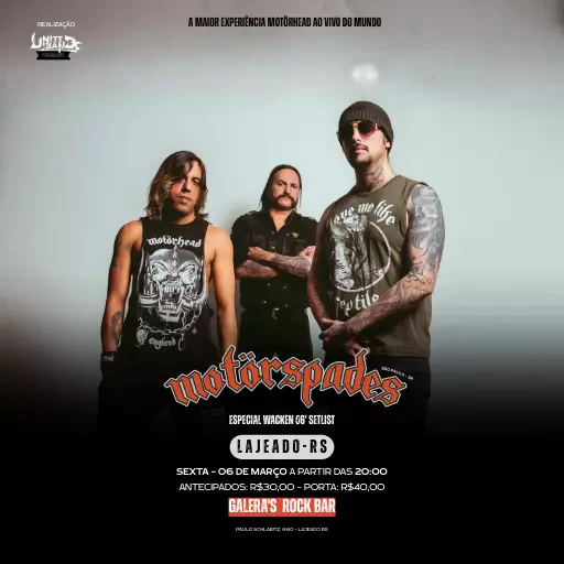 Foto do Evento MOTÖRSPADES EM LAJEADO RS